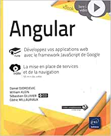 couverture du livre Angular - Dveloppez vos applications web avec le framework JavaScript de Google